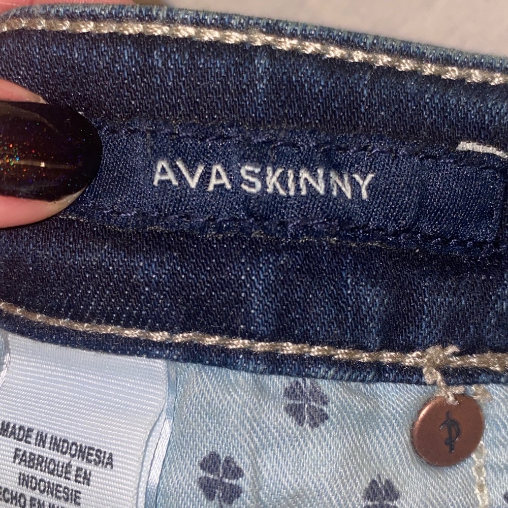 NWT Lucky Brand Ava Skinny Jean - Dark Wash - Picture 7 of 16
